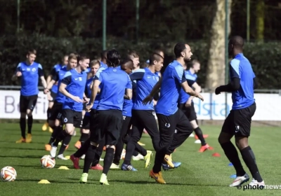 Sélection du Club de Bruges pour son match capital face au Dnipro Dnipropetrovsk