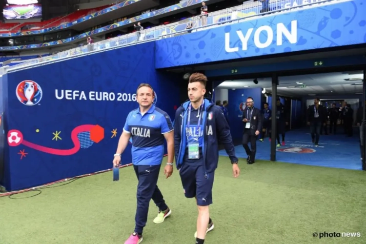 Pas d'entraînement pour les Italiens, mais une promenade sur la pelouse