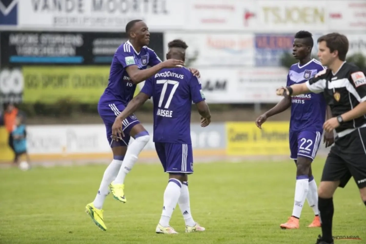 Large victoire d'Anderlecht en match de préparation