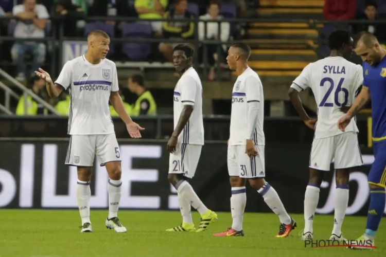 Anderlecht s'incline contre Rostov et manque son premier objectif