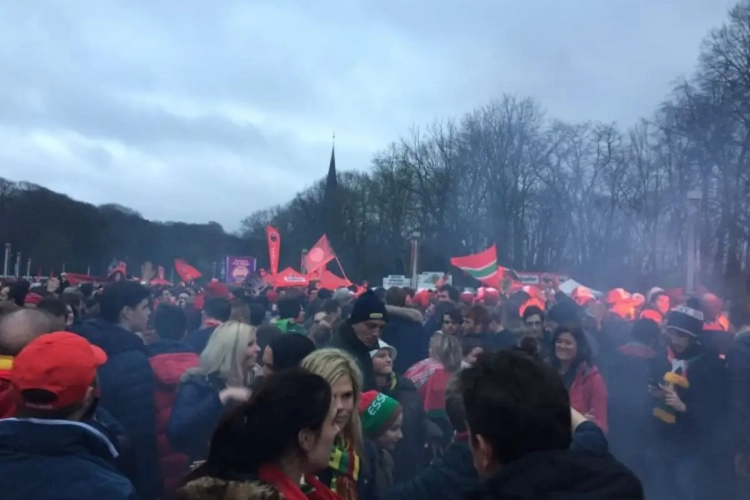 Videos : l'ambiance à Bruxelles pour la finale de la Coupe