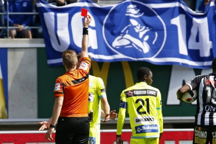 Un Gantois suspendu pour sa faute sur Damien Marcq