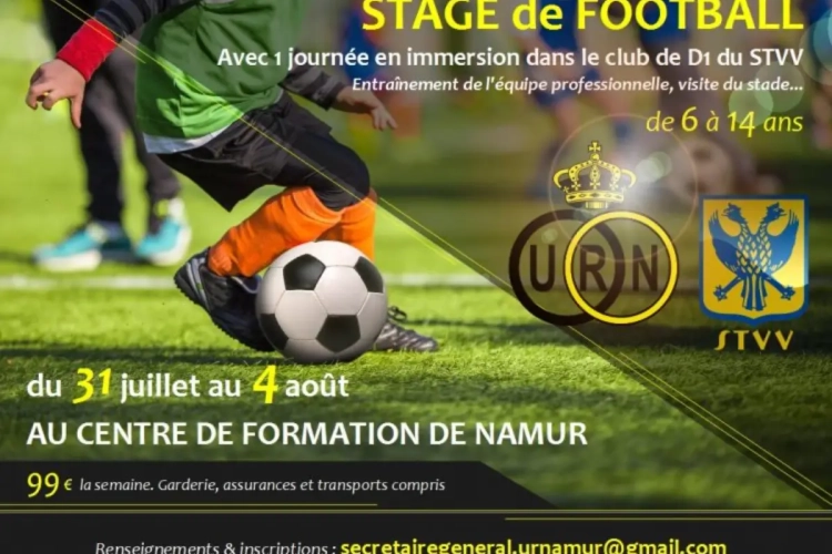 L'UR Namur organise son stage d'été