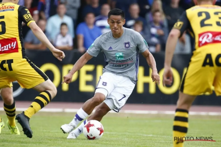 Anderlecht fait le point sur la blessure d'Andy Najar