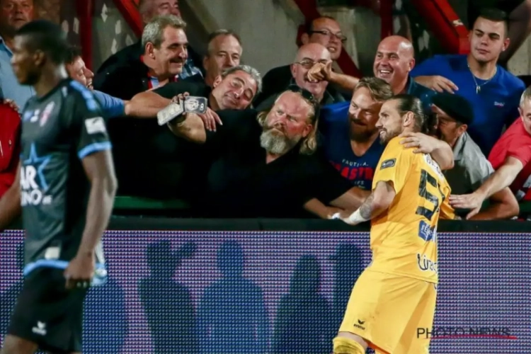 Logan Bailly dans les travées de la Ghelamco avec les supporters mouscronnois ?