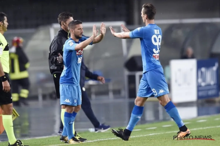 Mertens bel et bien esseulé sur le front de l'attaque napolitaine