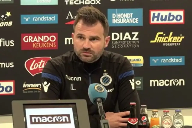 Ivan Leko ne panique pas : "Il n'y a pas de crise au Club de Bruges"