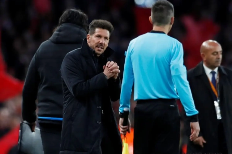 Arsenal-Atlético Madrid : Expulsé après 12 minutes, Simeone explique son attitude