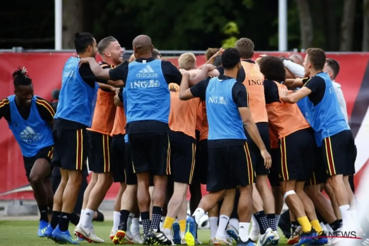? Les Diables Rouges en liesse pour fêter un but