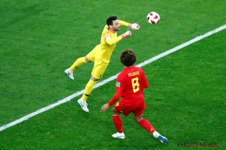 Hugo Lloris félicite les Diables 