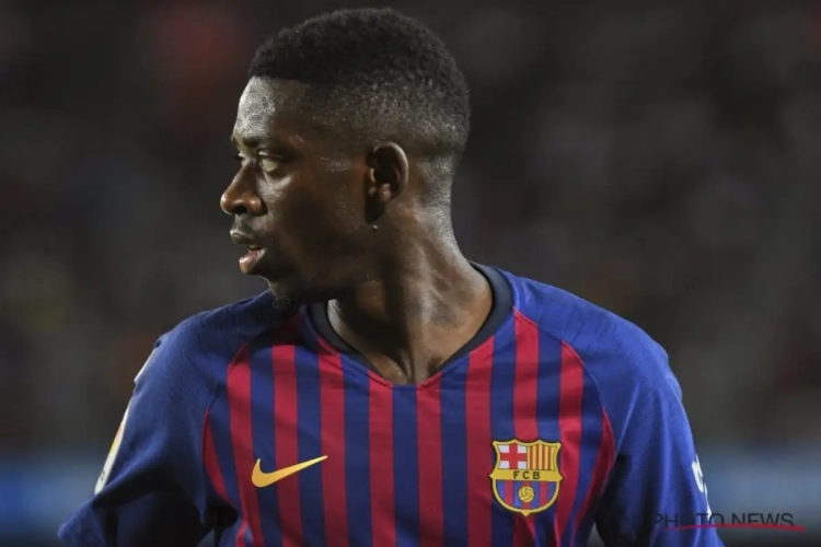 Xavi met Ousmane Dembélé dos au mur