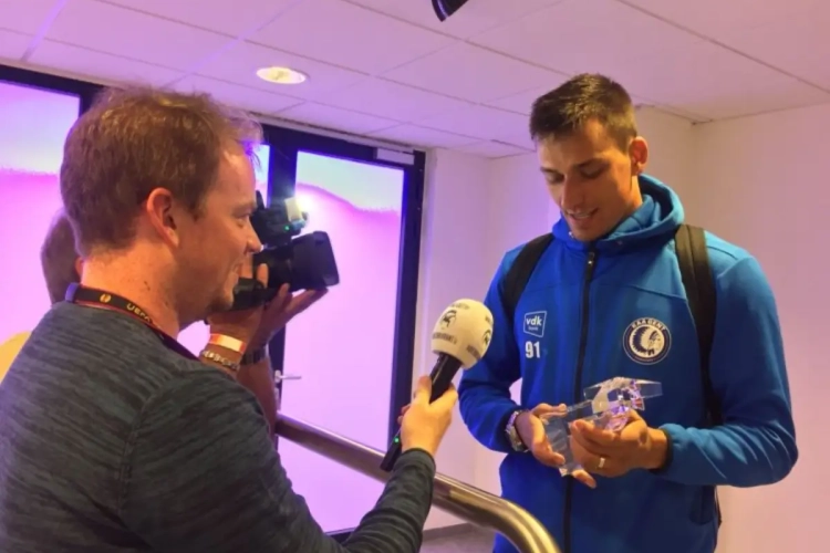 Lovre Kalinic (Gand) est notre Gardien de but de l'Année : "Je vais garder ce trophée pour toujours à la maison"