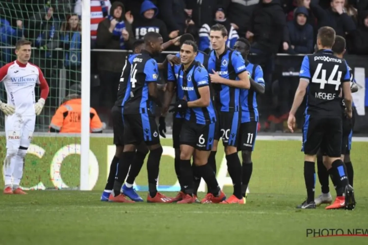 Deux penaltys et une victoire au forceps: Bruges fait l'opération du week-end dans le haut de classement