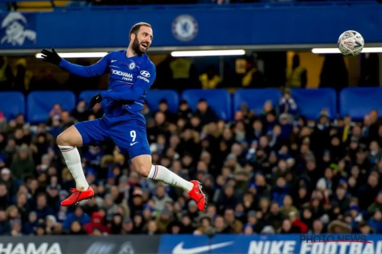 Chelsea confirme le départ de Gonzalo Higuain
