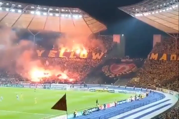 Des supporters d'un club de division 2 allemande se déplacent à 35.000 pour un match de Coupe