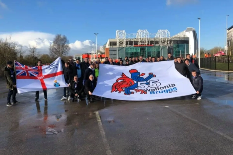 Les supporters brugeois seront nombreux à Old Trafford : "Nous ferons plus de bruit que les fans de Manchester United"