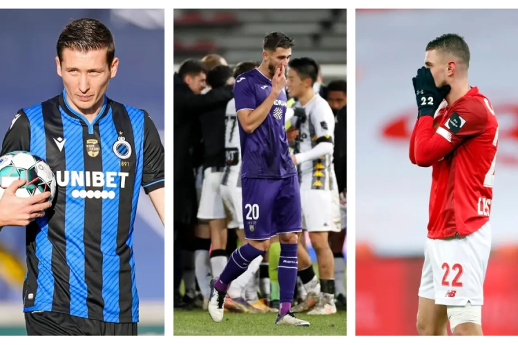 Standard, Anderlecht, Bruges: une première depuis....2017