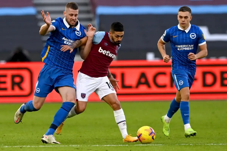 Sur la pelouse de West Ham, Brighton confirme son statut de roi du match nul