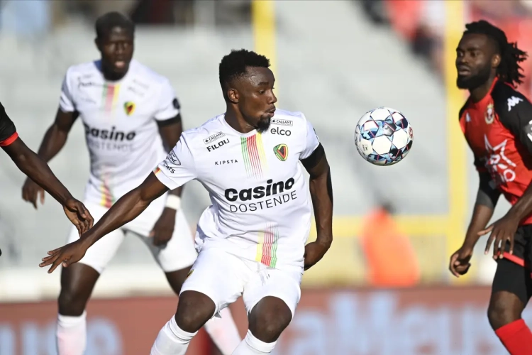 Un joueur d'Ostende triple buteur avec sa sélection 