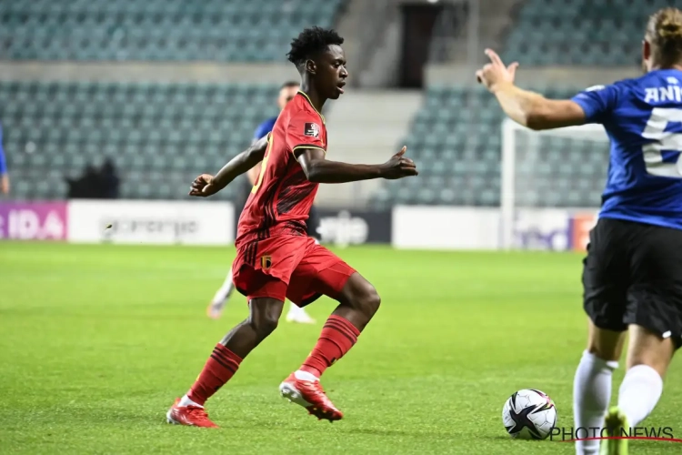 Sambi Lokonga était heureux après ses premières minutes avec les Diables : "Ça fait longtemps que j'attendais ce moment"