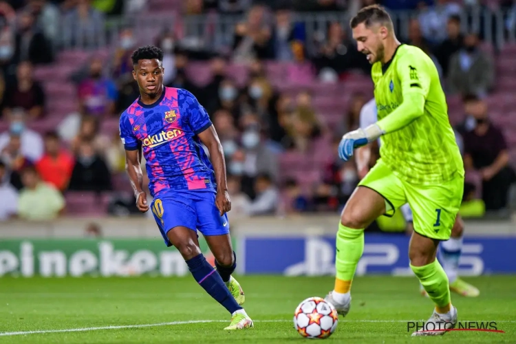 Ansu Fati a de nouveaux pépins physiques