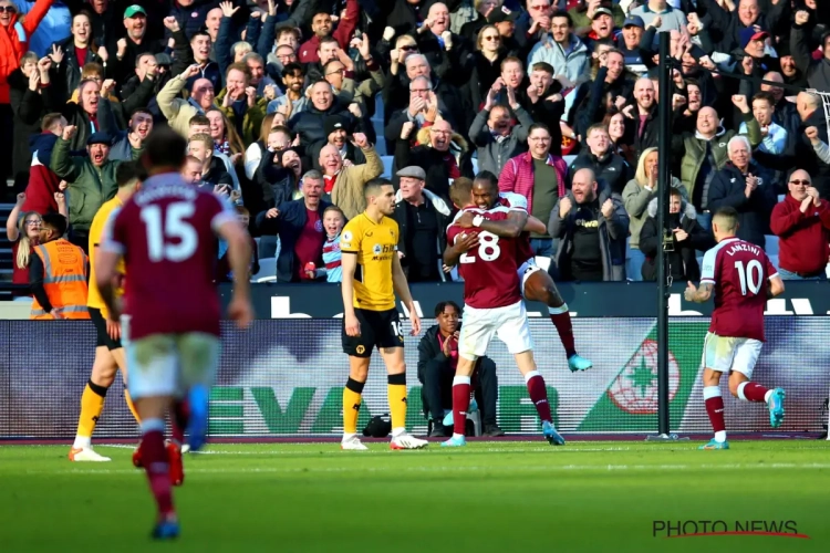 PL : West Ham bat le Wolverhampton de Dendoncker
