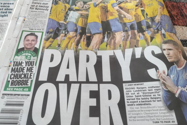 "La fête est finie" : les Rangers veulent mettre un terme au rêve de l'Union 