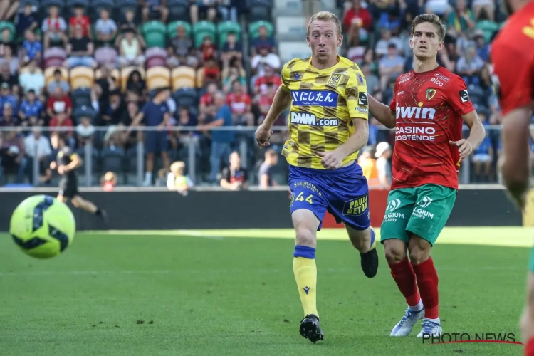 Sieben Dewaele a fêté sa première titularisation avec le KV Ostende, un an après son arrivée