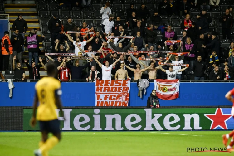 📷 Pourtant interdits de déplacement, des fans de l'Union Berlin étaient présents ce jeudi soir à Den Dreef 