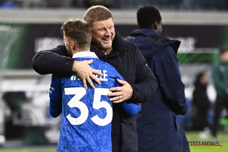La réaction d'Hein Vanhaezebrouck, coach heureux après la qualification de La Gantoise