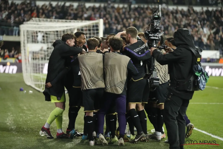 Anderlecht, l'équipe au style de jeu le moins vertical de Belgique