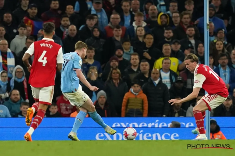 La réaction de Kevin De Bruyne après avoir marché sur Arsenal 