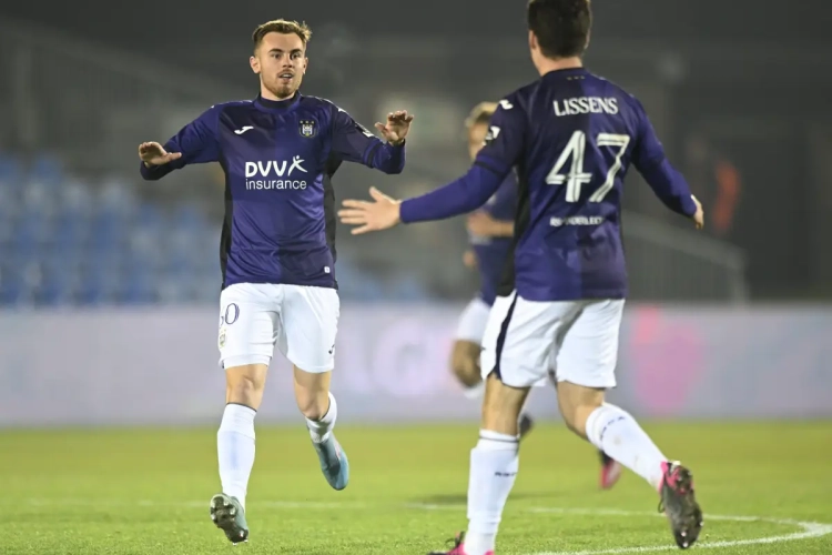 Les jeunes d'Anderlecht accrochés par un club de D2 ACFF