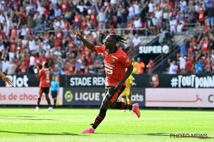 "Jamais vu ça depuis le départ de Doku" : Kazeem Olaigbe fait forte impression dès ses débuts avec le Stade Rennais