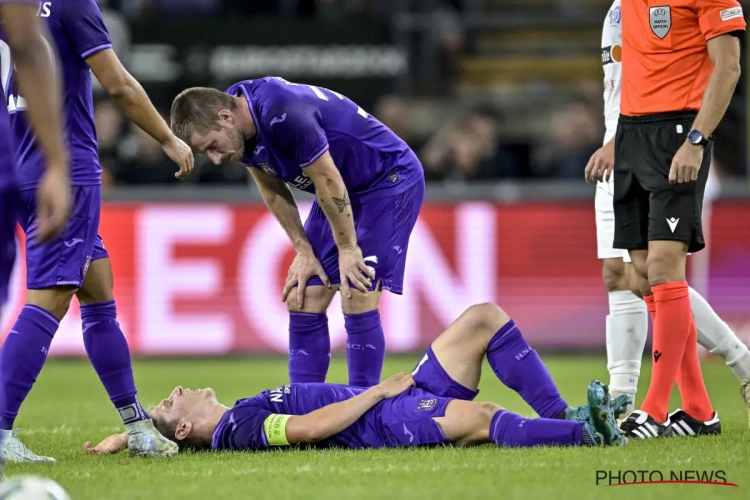 Un gros problème de retour à Anderlecht : "Pour une équipe comme nous, c'est vraiment gênant"