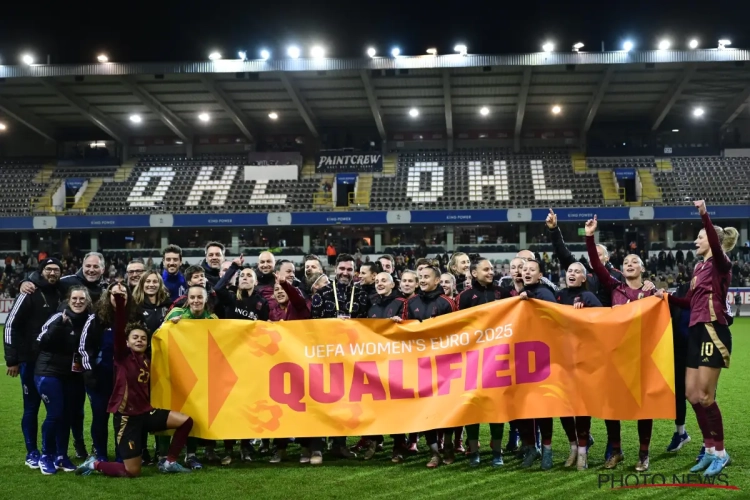 Les Red Flames sont qualifiées pour l'Euro 2025 !