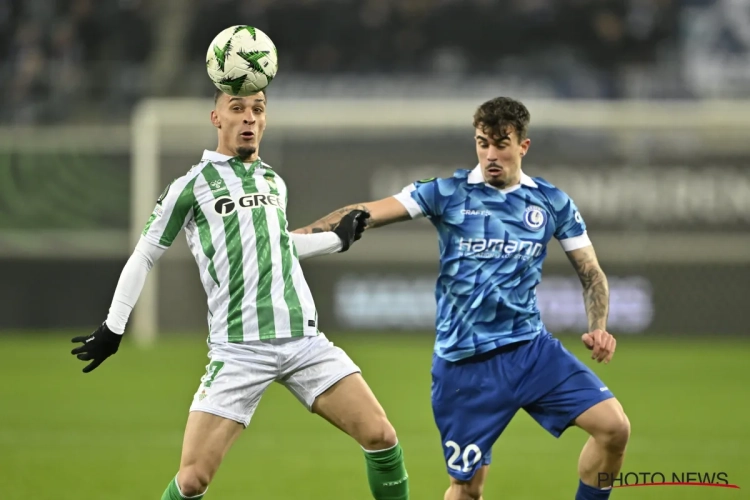 Une soirée cauchemardesque pour nos clubs belges : La Gantoise s'incline lourdement face au Betis
