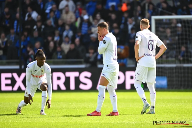 Peu de Mauves ont la moyenne : les notes d'un RSCA décevant après Bruges-Anderlecht