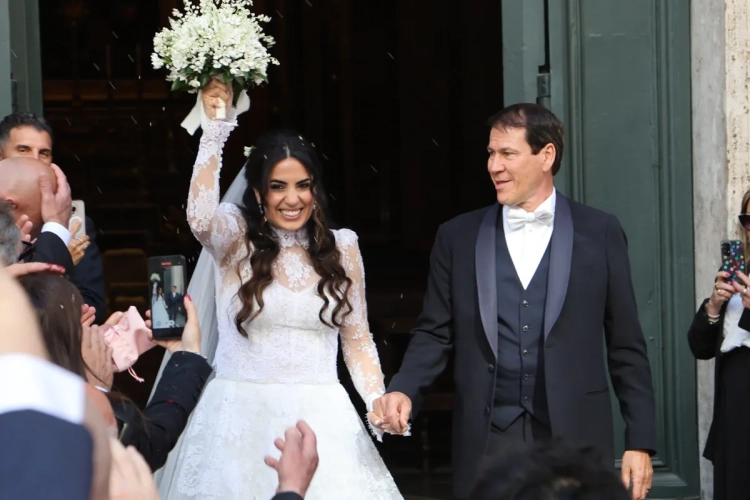 Un jour férié qu'il n'oubliera pas : Rudi Garcia s'est marié avec la journaliste italienne, Francesca Brienza 