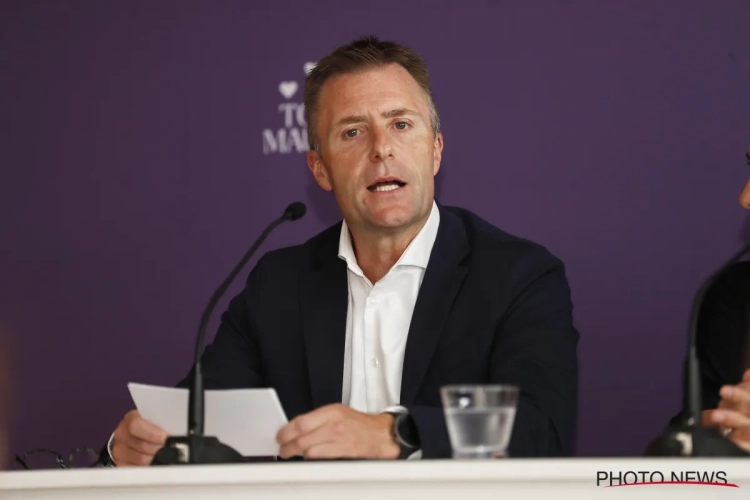 "D'abord la Coupe d'Europe et le top 3" : le nouveau CEO d'Anderlecht définit la marche à suivre
