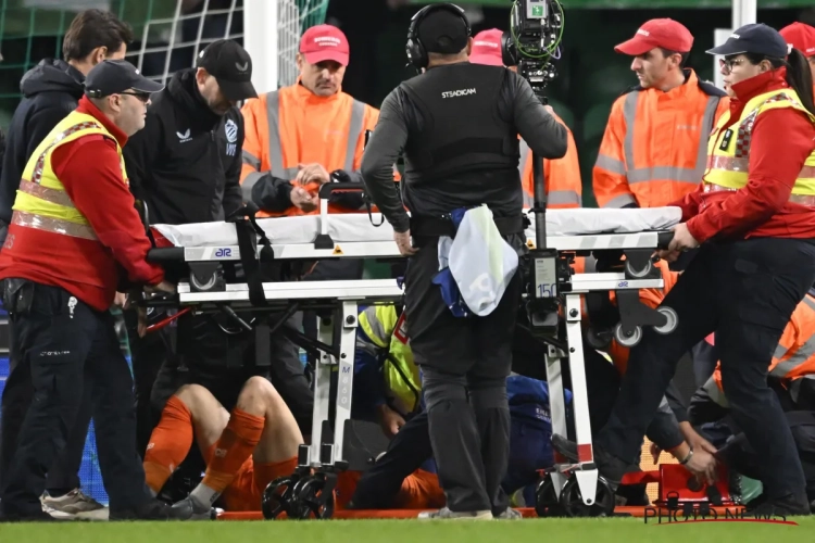 📷 Nordin Jackers évacué sur civière à Lisbonne : un moment qui a jeté un froid dans le stade