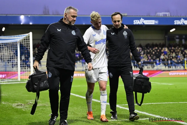 Le Club de Bruges s'inquiète pour Joaquin Seys, encore sorti blessé 