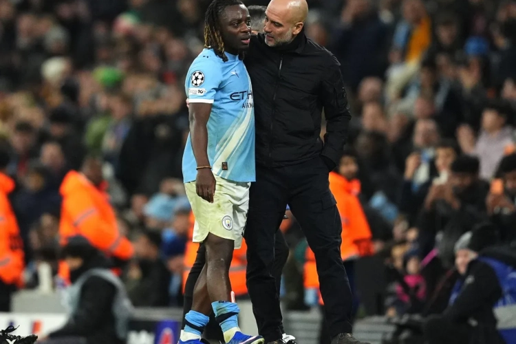 "Oh mon Dieu" : Pep Guardiola n'en revient pas après cette action sur Jérémy Doku