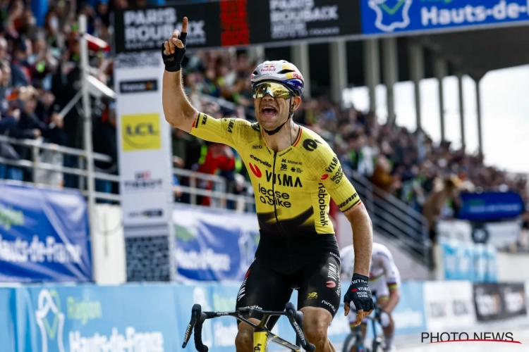 Thibaut Courtois réagit au sacre de Wout van Aert sur Paris-Roubaix : "Tellement mérité"