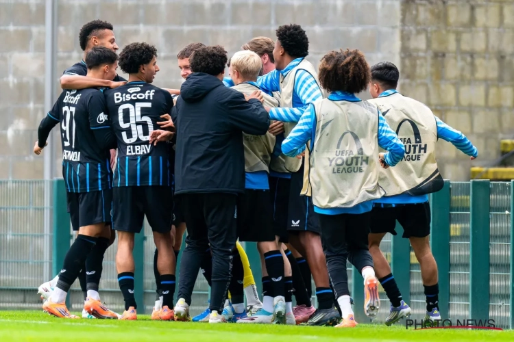 "Formidable d'être le premier club belge à atteindre la finale" : Bruges écrit l'histoire en Youth League