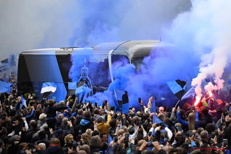 🎥 Un supporter blauw en zwart aperçu en train de faire des saluts nazis lors de Bruges-Union