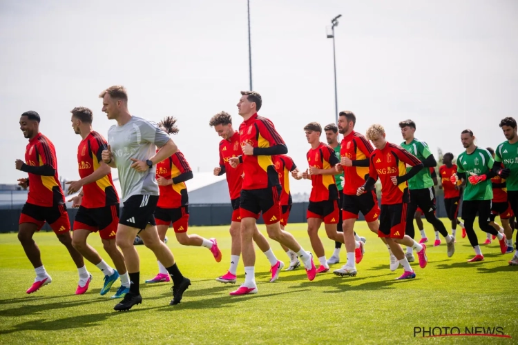 Deux Diables Rouges absents pour le dernier entraînement avant le départ pour la Croatie