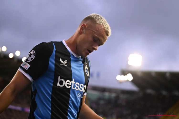 Hugo Siquet sorti sur blessure contre l'Antwerp : la malchance continue de frapper le Club de Bruges