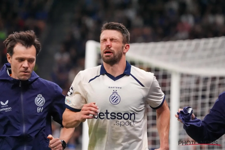 📷 Brandon Mechele a joué près de 45 minutes avec une fracture en Ligue des Champions