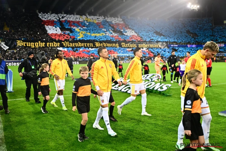 📷 Tradition oblige : le cadeau très symbolique offert par Lens au Club de Bruges